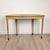 Yellow George III Style English Painted Demilune Console, Circa 1920 For Sale - Image 8 of 13
