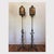 Early 20th Century Rococco Style Wrought Iron Standing Floor Lamps - a Pair For Sale - Image 11 of 11