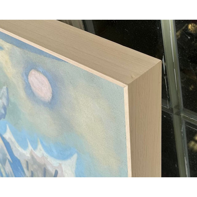 Textile 1961 “The Afternoon of a Faun” Oil on Canvas by Eugene Francis Savage For Sale - Image 7 of 9