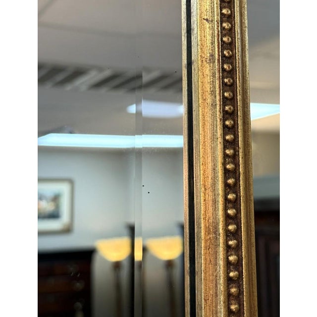 Friedman Brothers-Attributed Neoclassical Gilt Beveled Panel Wall Mirror – Vertical or Horizontal For Sale In Raleigh - Image 6 of 7