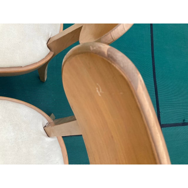 Tan 1950s Precedent for Drexel Elm Dining Room Chairs- Set of 3 For Sale - Image 8 of 10