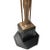 Frankart Style Copper-Tone Nude “Sarcophagus Girl“ Cocktail Smoker Ashtray Stand For Sale - Image 4 of 12