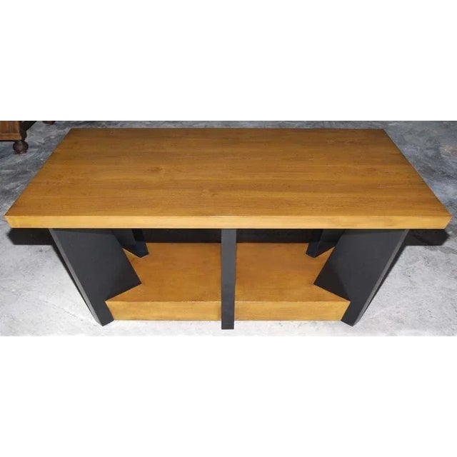 Walnut Coffee Table, Custom Made by Petersen Antiques For Sale In Los Angeles - Image 6 of 9