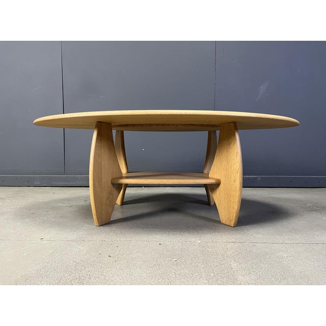 1980s Vintage Oval Beech Wood Coffee Table, 1980s For Sale - Image 5 of 13