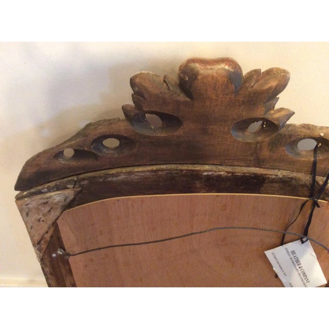 Early 19th Century Antique French Giltwood and Gesso Mirror For Sale - Image 5 of 12