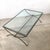 Sculptural Patinated Iron and Beveled Glass Coffee Table For Sale - Image 14 of 14