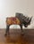 Folk Art Vintage Rajasthani Embroidered Bull Folk Art Figure, India, Anglo Raj Decor For Sale - Image 3 of 6