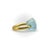 22k Gold Marie-Hélène De Taillac Milky Aquamarine Cabochon Ring, Size 6.5 For Sale In Los Angeles - Image 6 of 11