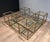 Large, multi-tiered brass coffee table. French work. Circa 1970 For Sale - Image 4 of 12
