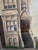 Vintage Signed Oil Painting of a San Francisco–Style Victorian House For Sale - Image 4 of 5