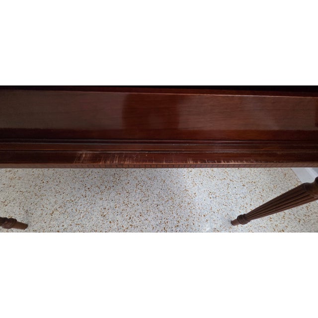 Auburn 1920s The Royal Furniture Company Mahoghany Inlaid Sideboard For Sale - Image 8 of 17