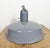 Industrial Grey Enamel Factory Pendant Lamp, 1960s For Sale - Image 13 of 18