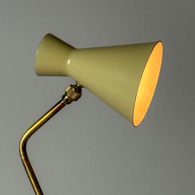 Vintage Metal Table Lamp from Stilnovo, Italy, 1950s For Sale - Image 16 of 18