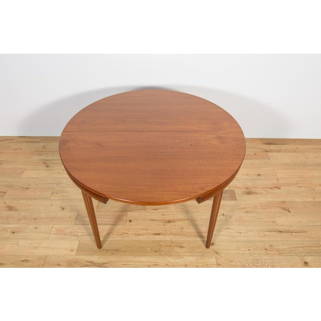 Mid-Century Modern Teak Dining Table and Chairs by Hans Olsen for Frem Røjle, Denmark, 1960s, Set of 5 For Sale - Image 12 of 18