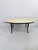 Beige Oval Coffee Table with Marble Top, 1950s For Sale - Image 8 of 13