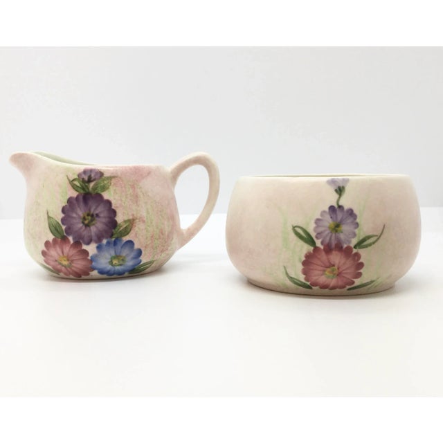 Vintage E Redford Hand-Painted England Stackable Cream & Sugar Set - 2 Pieces For Sale In Cleveland - Image 6 of 6