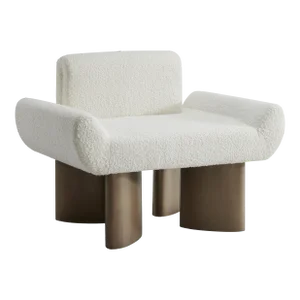 Coco White Accent Chair