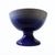 Large Handmade Blue and White Ceramic Bowl on Foot, Sweden For Sale - Image 4 of 5