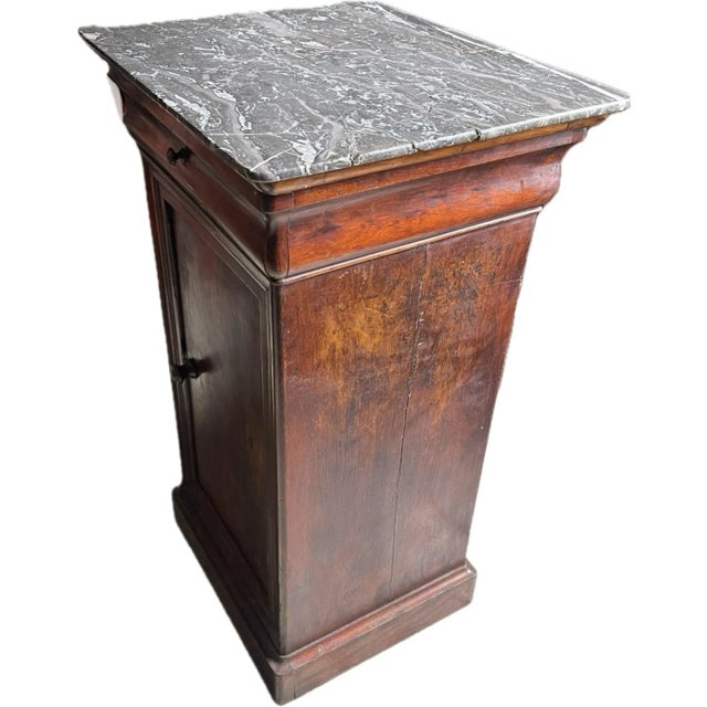 Mid-19th Century French Louis Philippe Mahogany Side Table Add timeless elegance and heritage charm to your home with this...