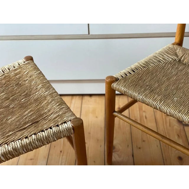 Original! Made in denmark ! 50s 60s! Beautiful chair set for your Stuga! The chairs are of high quality and comfortable....