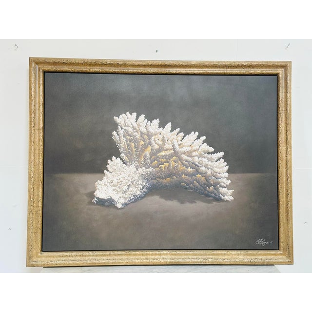 Large Coastal Gee Clay, Framed For Sale - Image 10 of 10