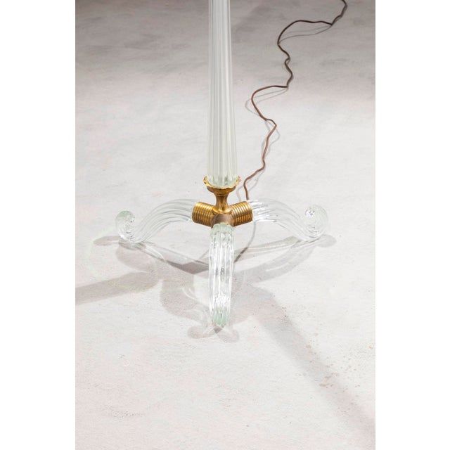 Vintage Floor Lamp from Seguso Vetri D'arte, 1940s For Sale - Image 3 of 6