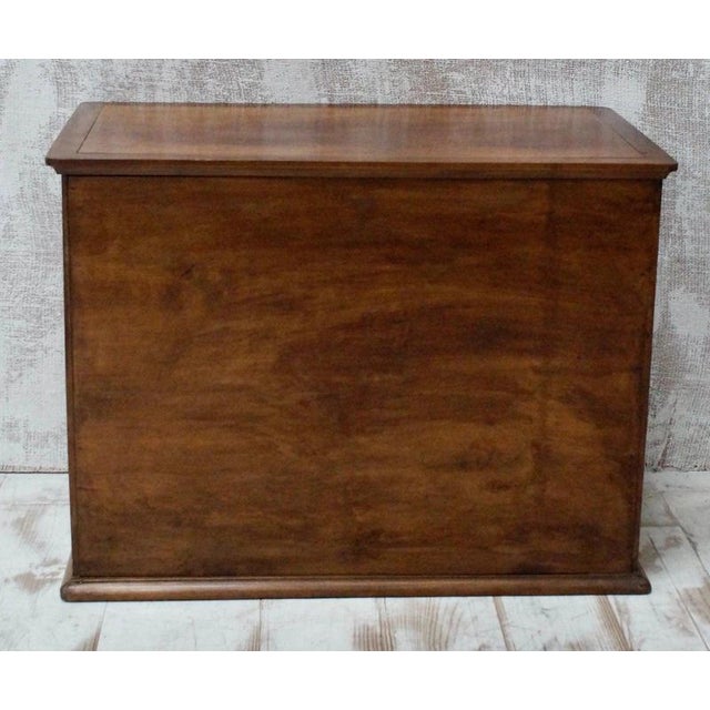 Wood Antique French Apothecary Drawer Cabinet, 1900 For Sale - Image 7 of 11