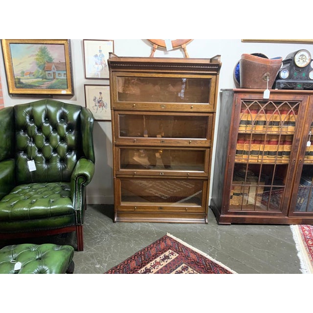 Antique Oak Barrister Bookcase Chairish