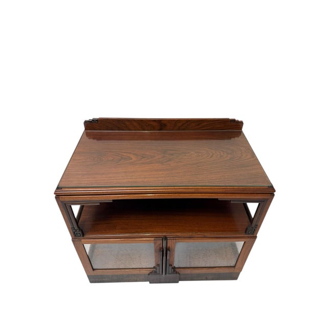 Vintage Amsterdam School Display Cabinet, 1920s For Sale - Image 9 of 11