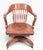 Gunlocke Early 20th Century Bank of England Jury Style Swivel Tilt Desk Chair For Sale - Image 4 of 10