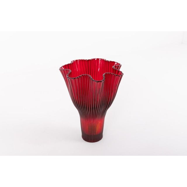 Art Glass Vase by Monica Bratt for Reijmyre, 1950s For Sale - Image 6 of 7