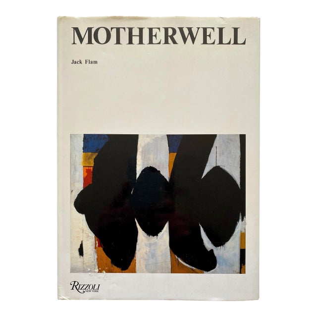 Robert Motherwell Vintage 1991 First Edition Abstract Expressionist Lithograph Print Modernist Hardcover Art Book For Sale