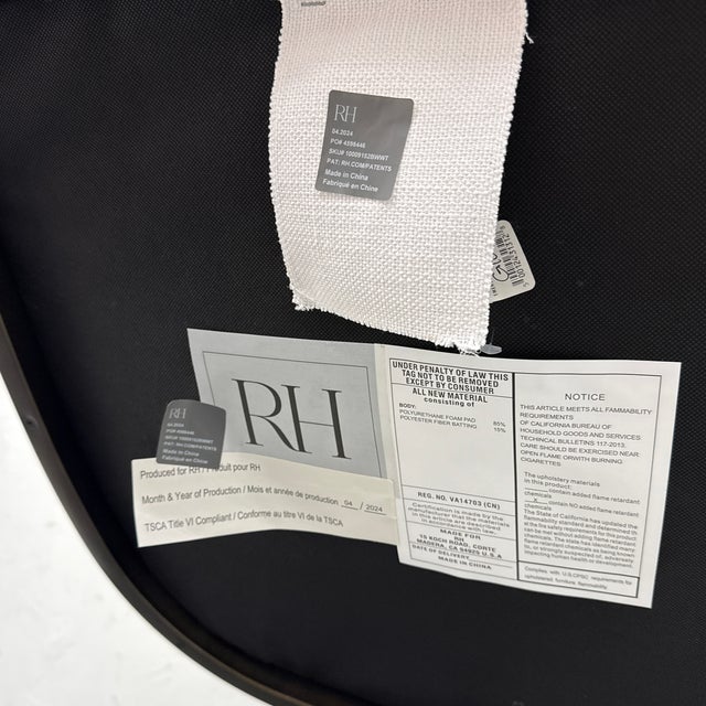 Restoration Hardware Emery Bar Stools, Pair For Sale - Image 9 of 12