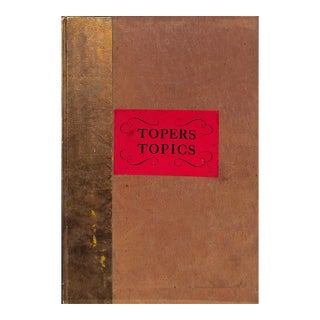 "Topers Topics a Timely Tasting Thesis Comprising a Number of Select Recipes to Meet Any and Every Thirst" 1940 Fairbanks, Thomas Nast For Sale