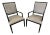 Restoration Hardware French Contemporary Leather Armchairs - Set of 2 For Sale
