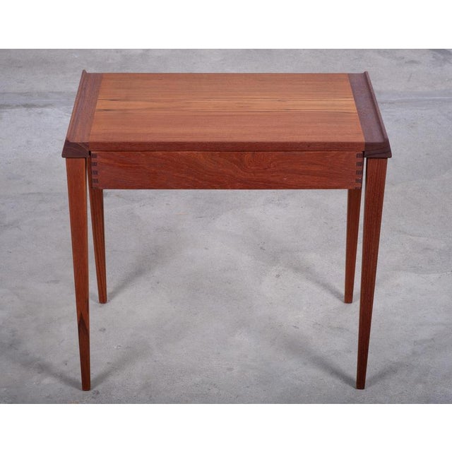 Teak Side Table with Drawer, Denmark, 1960s For Sale - Image 9 of 10