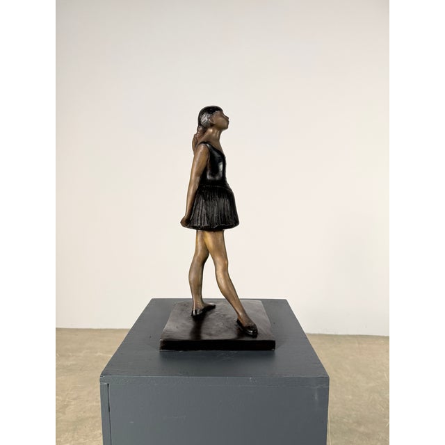 Bronze Ballerina Sculpture After Degas - 17” Tall For Sale - Image 9 of 12