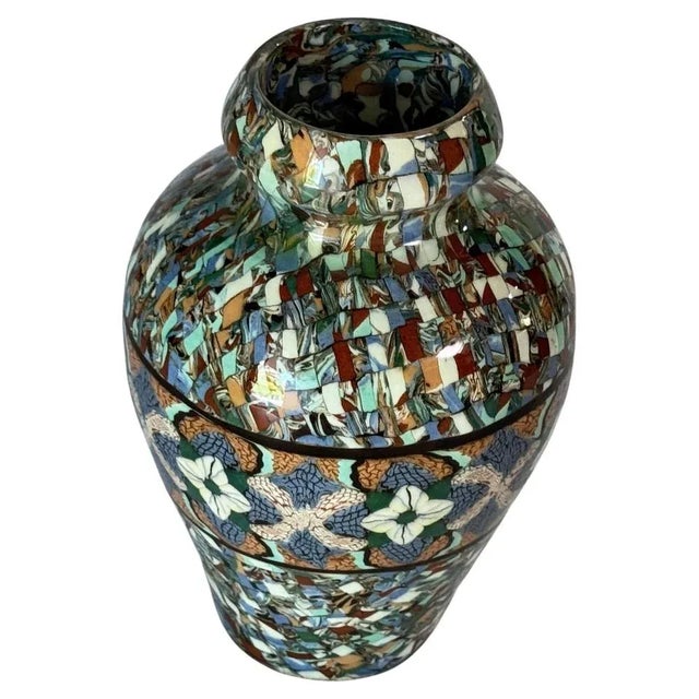 Mid-Century Glazed Earthenware Vase by Jean Gerbino, France, 1960s For Sale - Image 3 of 13