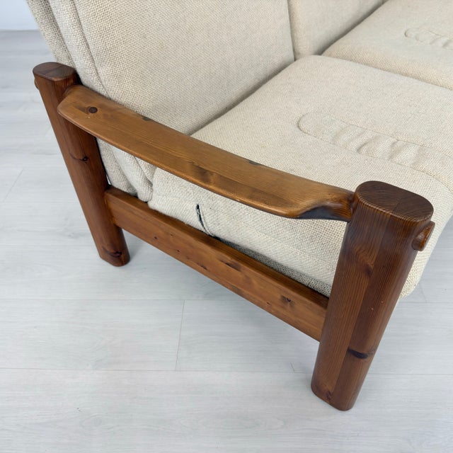 Danish Pine Three-Seater Sofa 1960s For Sale - Image 13 of 13
