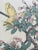 Japanese Imao Keinen, "Crab Apple Blossoms and Canary," 1891 First-Edition Antique Japanese Woodblock Print For Sale - Image 3 of 3