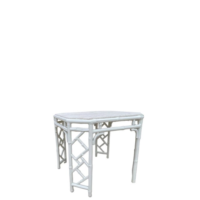 Contemporary Bamboo-Style Side Tables by Century Furniture, Set of 4 For Sale - Image 3 of 4