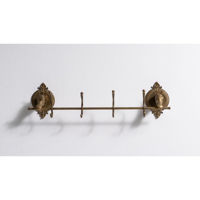 Mid 20th Century France Brass Coat Rack For Sale - Image 13 of 15