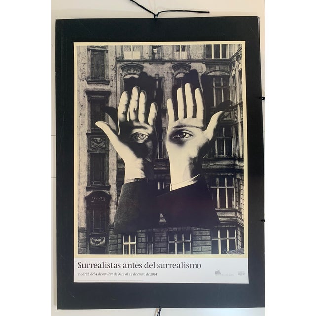 Herbert Bayert - "Solitary City Dweller" Original Poster for the Surrealists Before Surrealism Exhibition at the Juan...