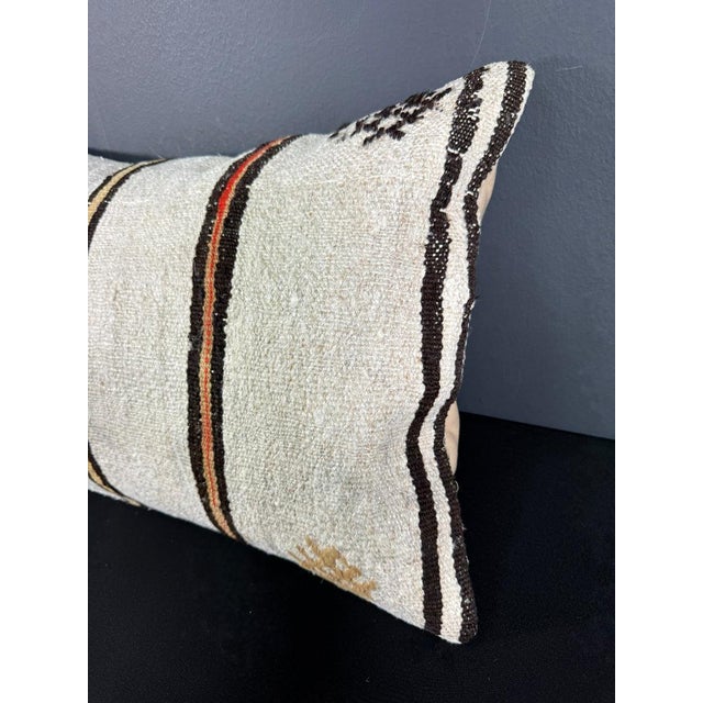 Turkish Hemp Pillow Cushion Natural Beige Brown Pillow Cushion Cover 16 "x 24" #30018 Enhance your home decor with our...