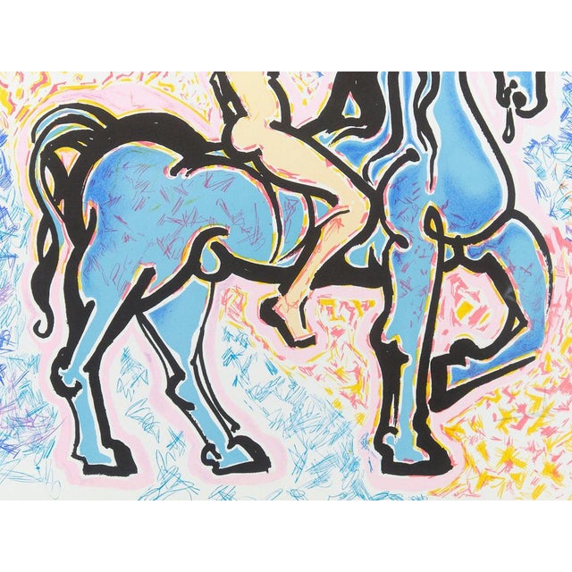 Salvador Dali, Le cavalier, Lithograph For Sale - Image 6 of 15