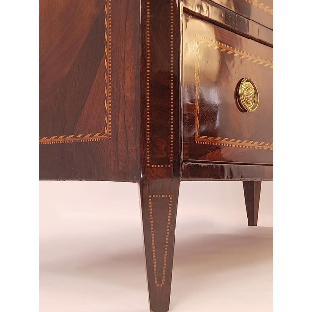 Wood French Louis XVI Chest of Drawers, 18th Century For Sale - Image 7 of 17
