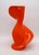 Ceramic Space Age Orange Swirl SC3 Ceramic Vase, Italy, 1970s For Sale - Image 7 of 12