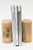 Vintage Italian Alabaster Column Bookends Cream, Tan, Gray, 1970's For Sale - Image 10 of 10