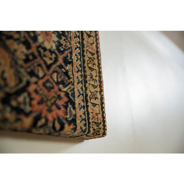 Contemporary Decorative Cork Board Antique Fereghan Rug Fragment Art For Sale - Image 3 of 11