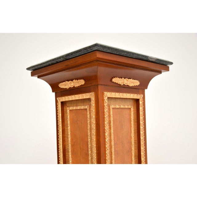 French Marble Top Pedestal Column, 1960s For Sale - Image 6 of 10